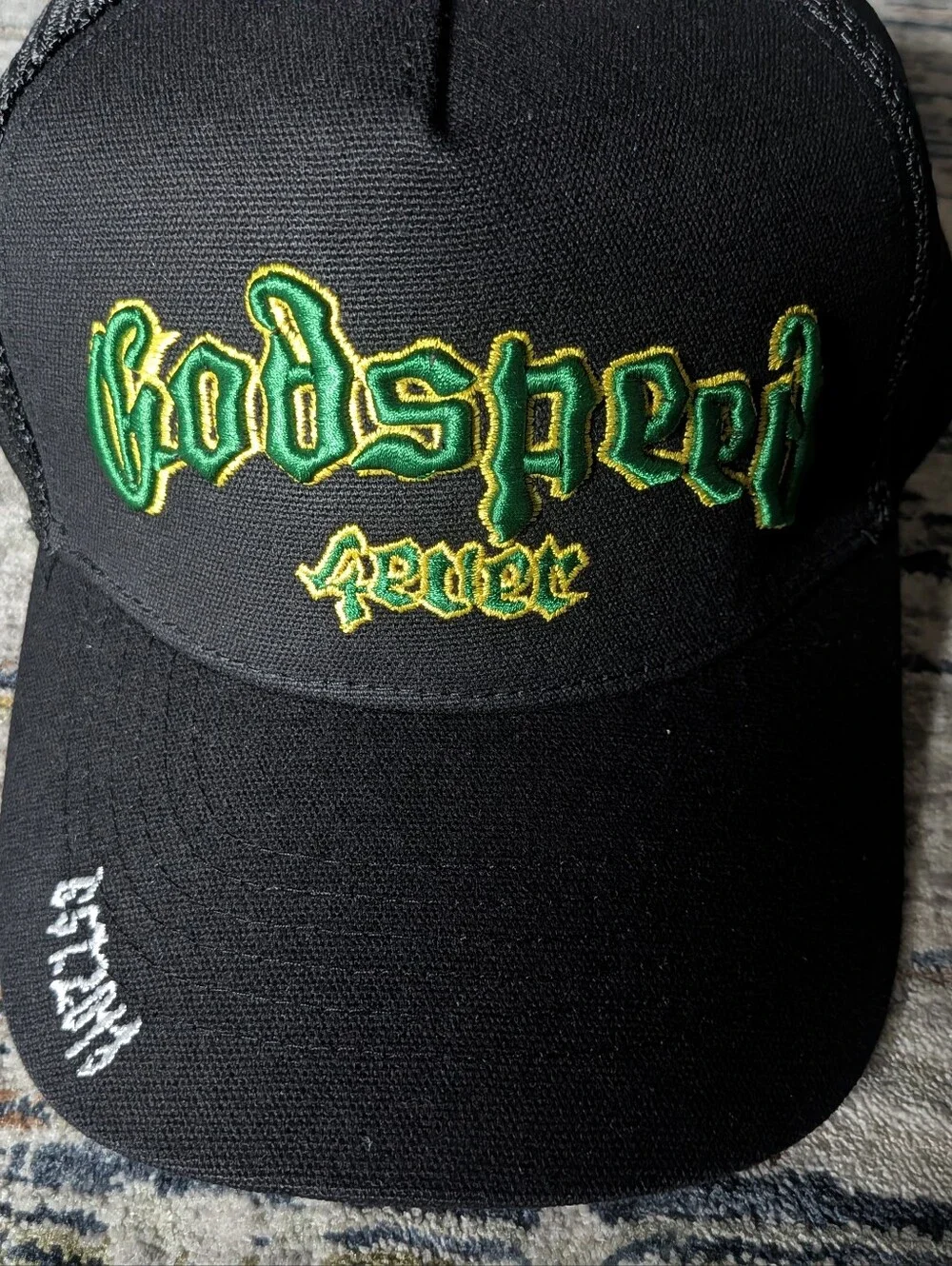 Godspeed GS Forever Trucker Hat Green Yellow SS26 NWOT